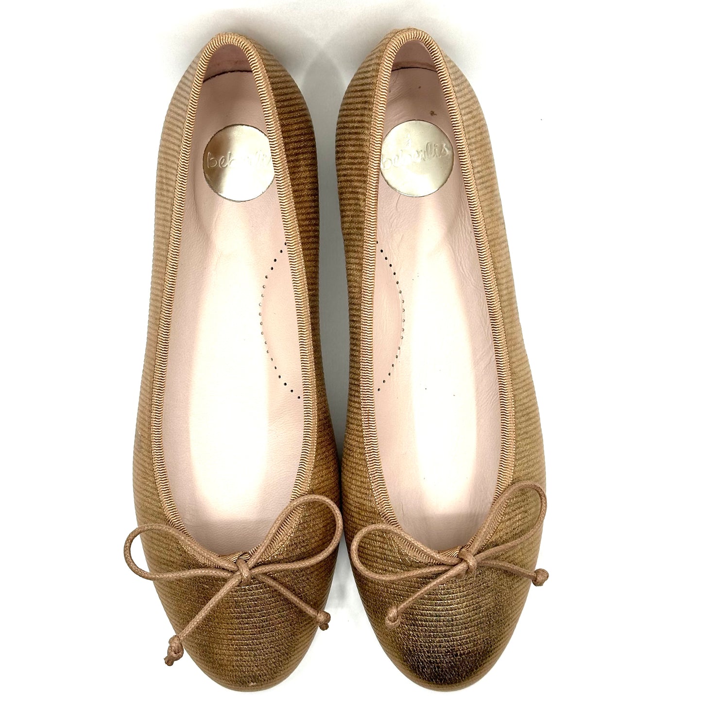 Beberlis Gold Ballet Flat