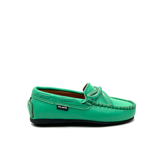 Atlanta Mocassin Green Giada Smooth Loafer