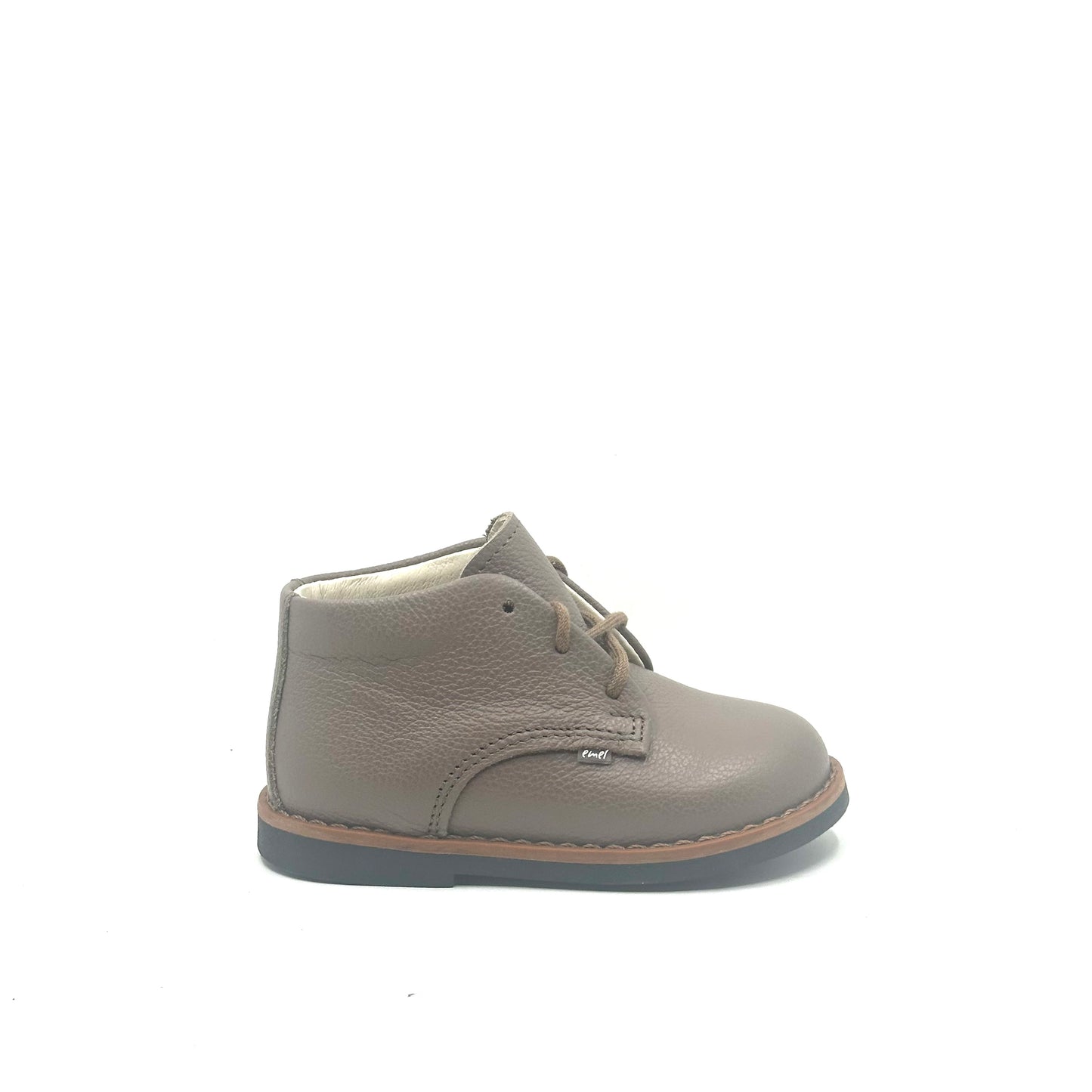 Emel Pebbled Taupe Leather Baby Walker