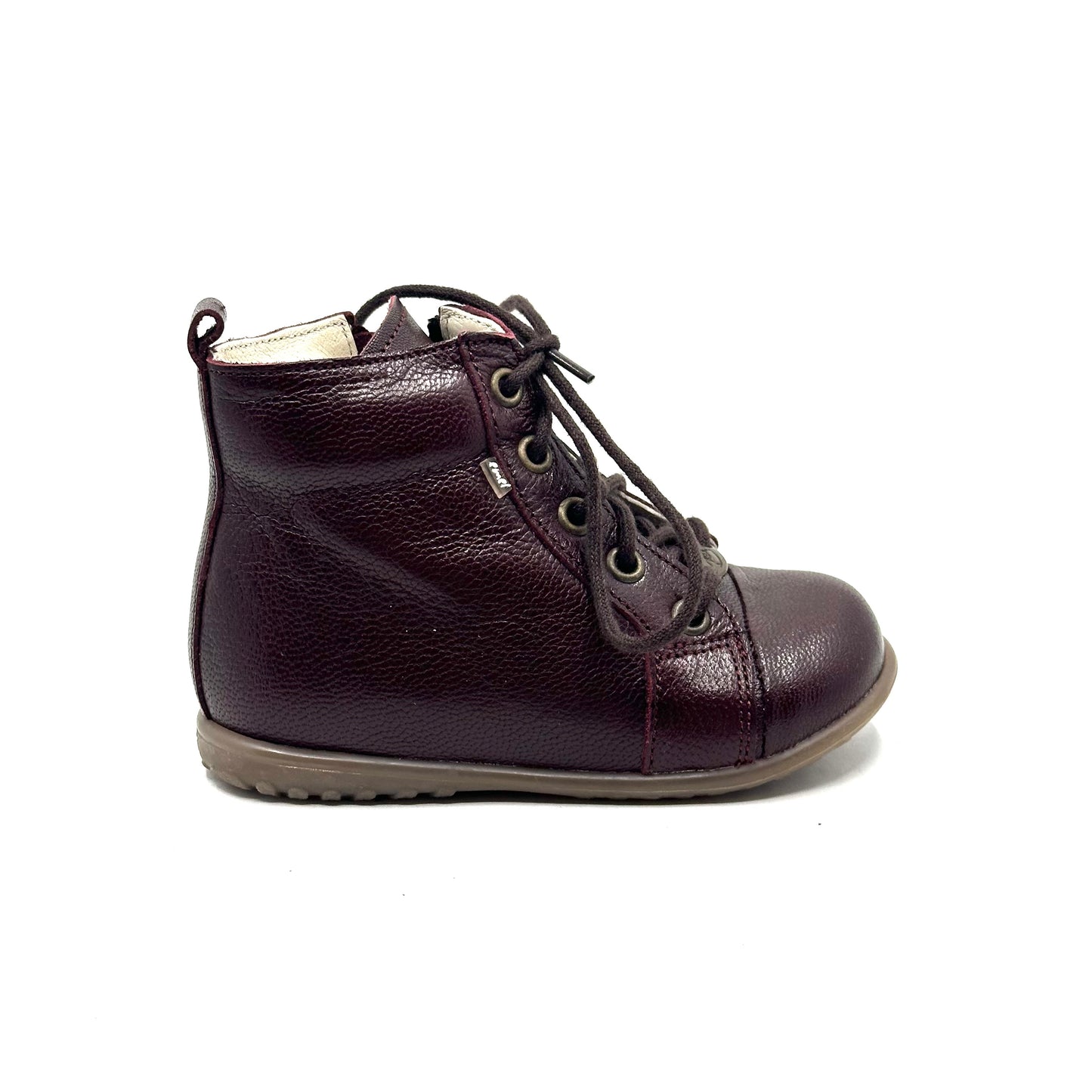Emel Laced Burgandy Bootie