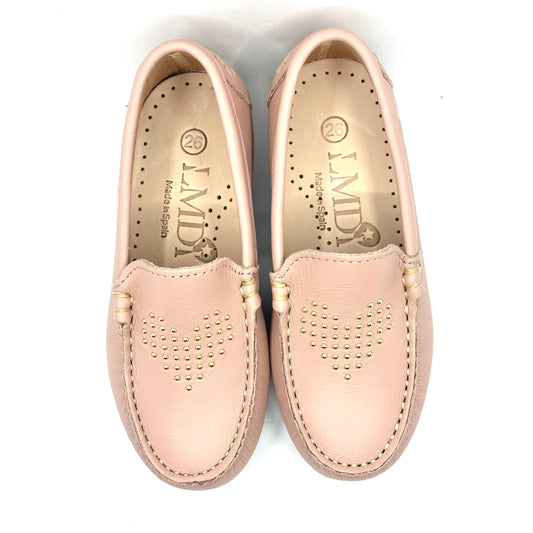 LMDI Pink Heart Loafers