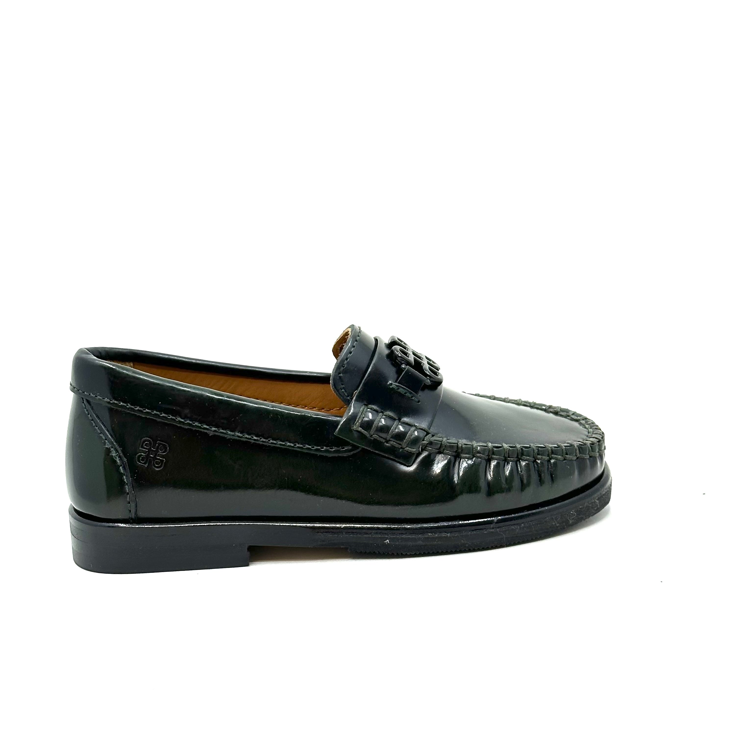 Atlanta Mocassin Black Leather Penny Loafer offers 38 US 8