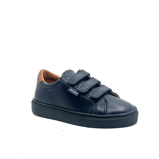 Atlanta Navy Triple Velcro Sneaker
