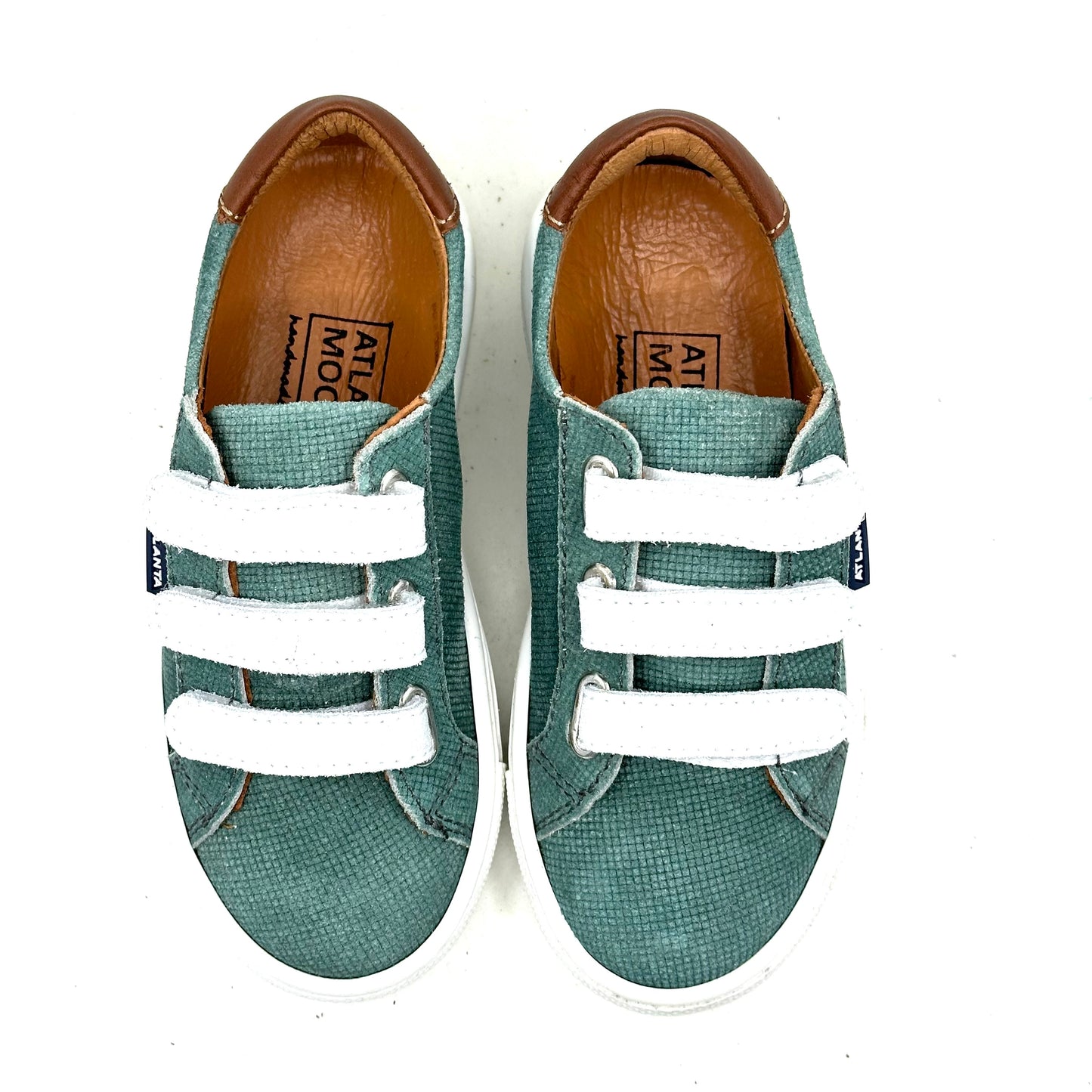 Atlanta Mocassin Mint Trio Velcro Sneaker