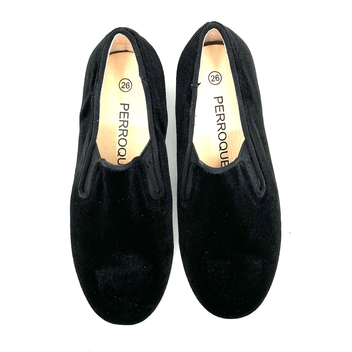 Perroquet Black Velvet Smoking Loafer