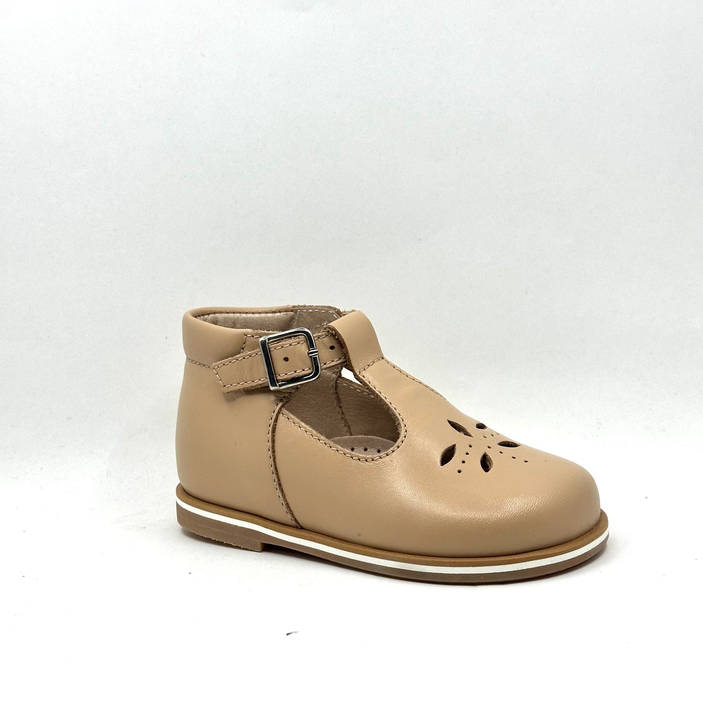 Beberlis Beige T-Strap First Walker