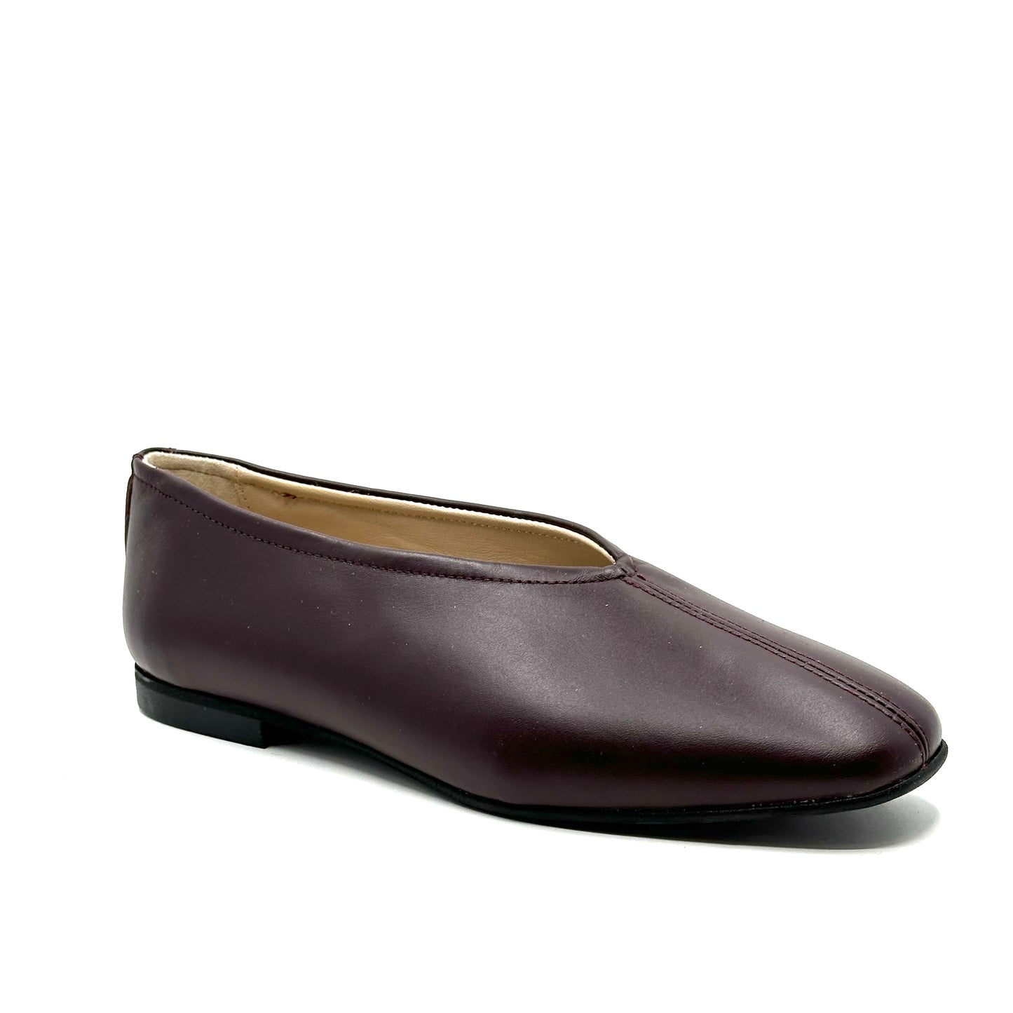 LMDI Glove Burgundy Ballet Flat