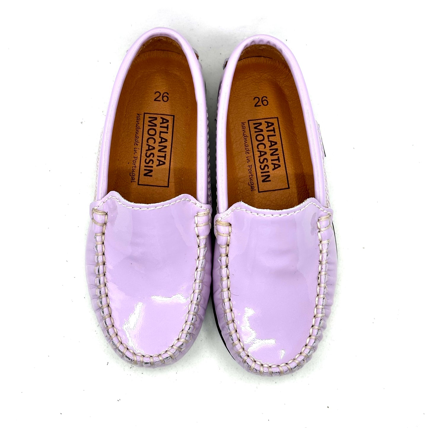 Atlanta Mocassin Violet Patent Loafer