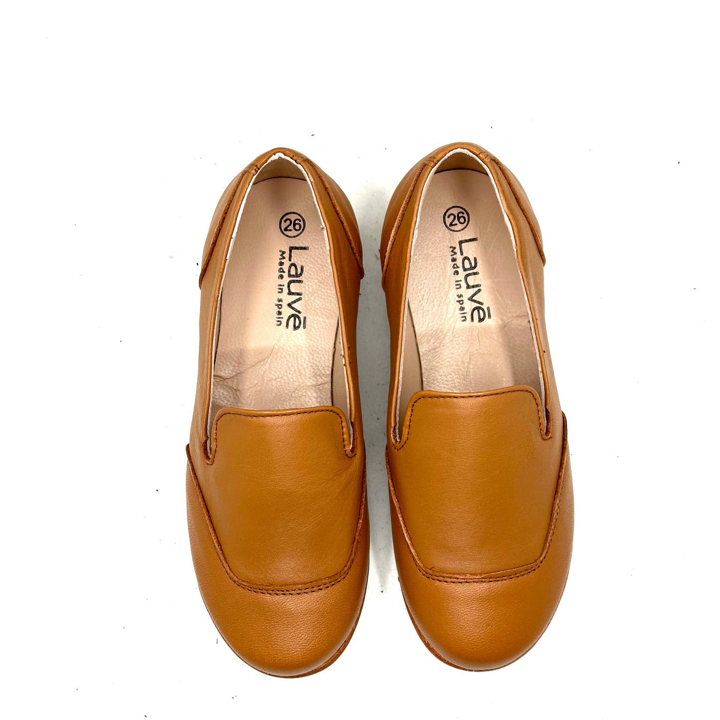 Lauve Tan Luggage Slip-on Loafer