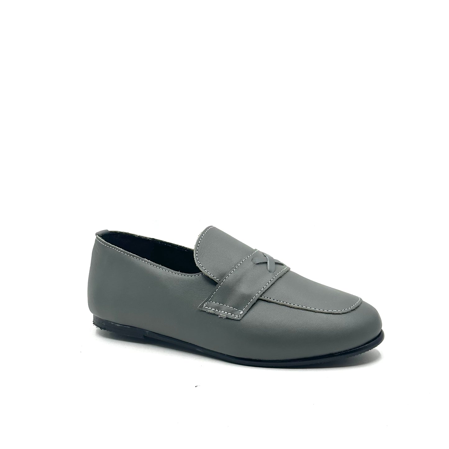 Blublonc Grey Slip-On Loafer