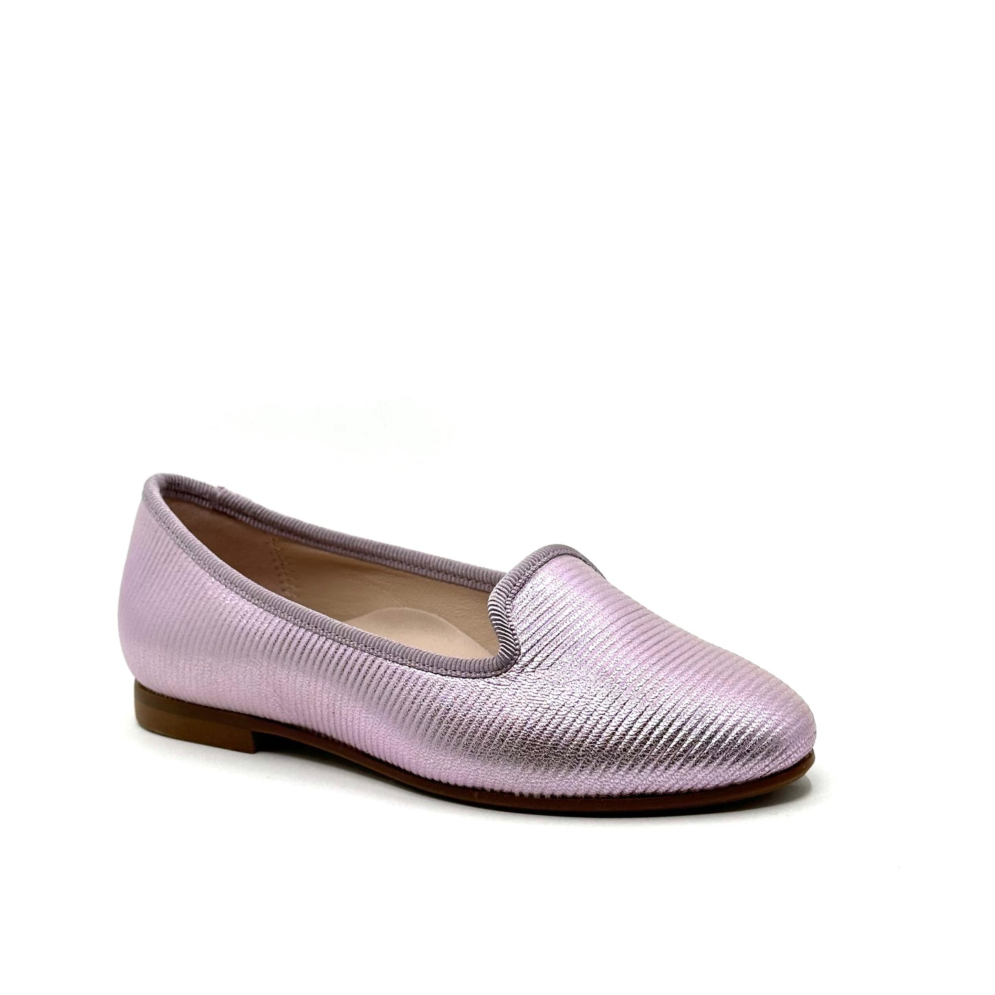 Beberlis Rose Metallic Smoking Loafer