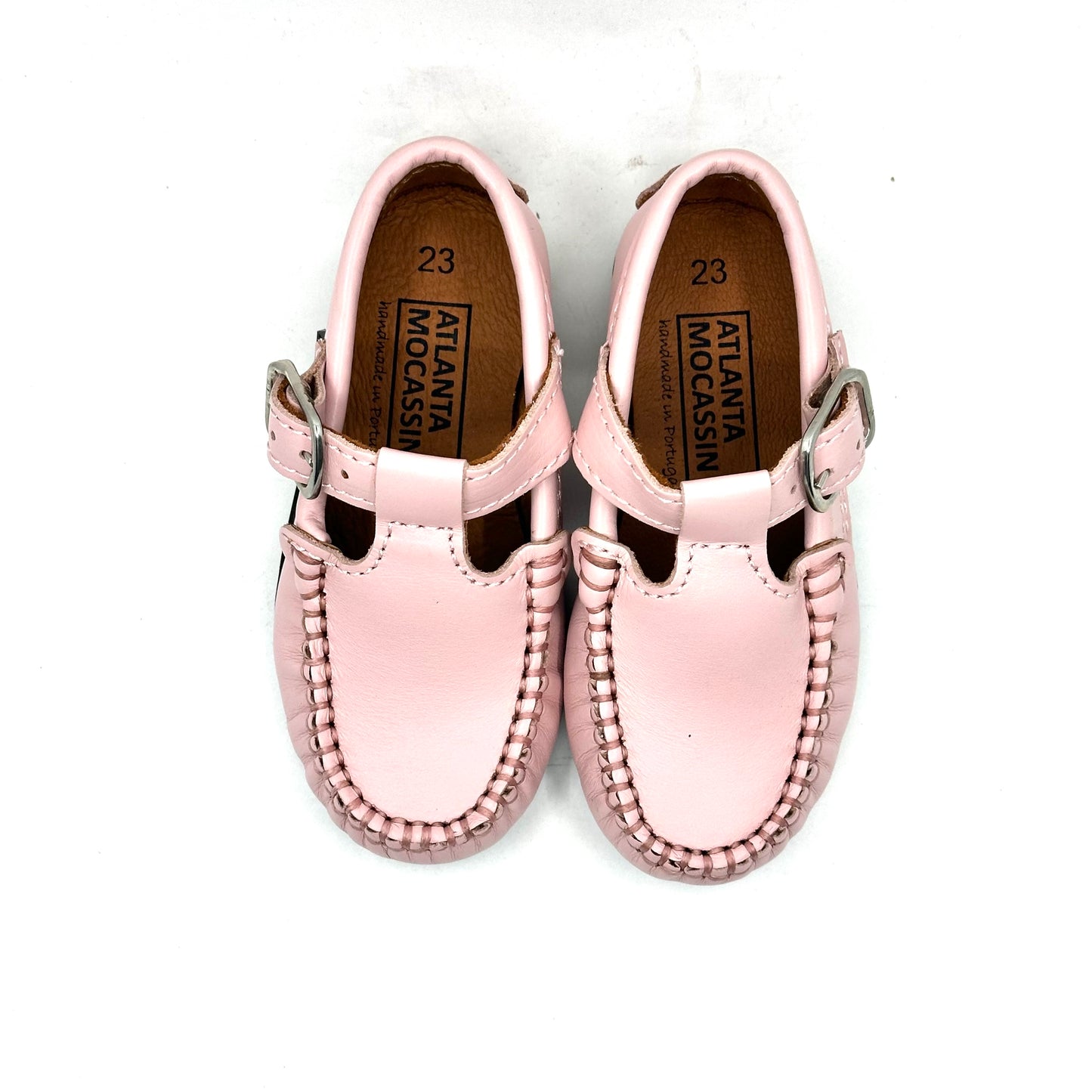 Atlanta Mocassin Pink Smooth T-Walker