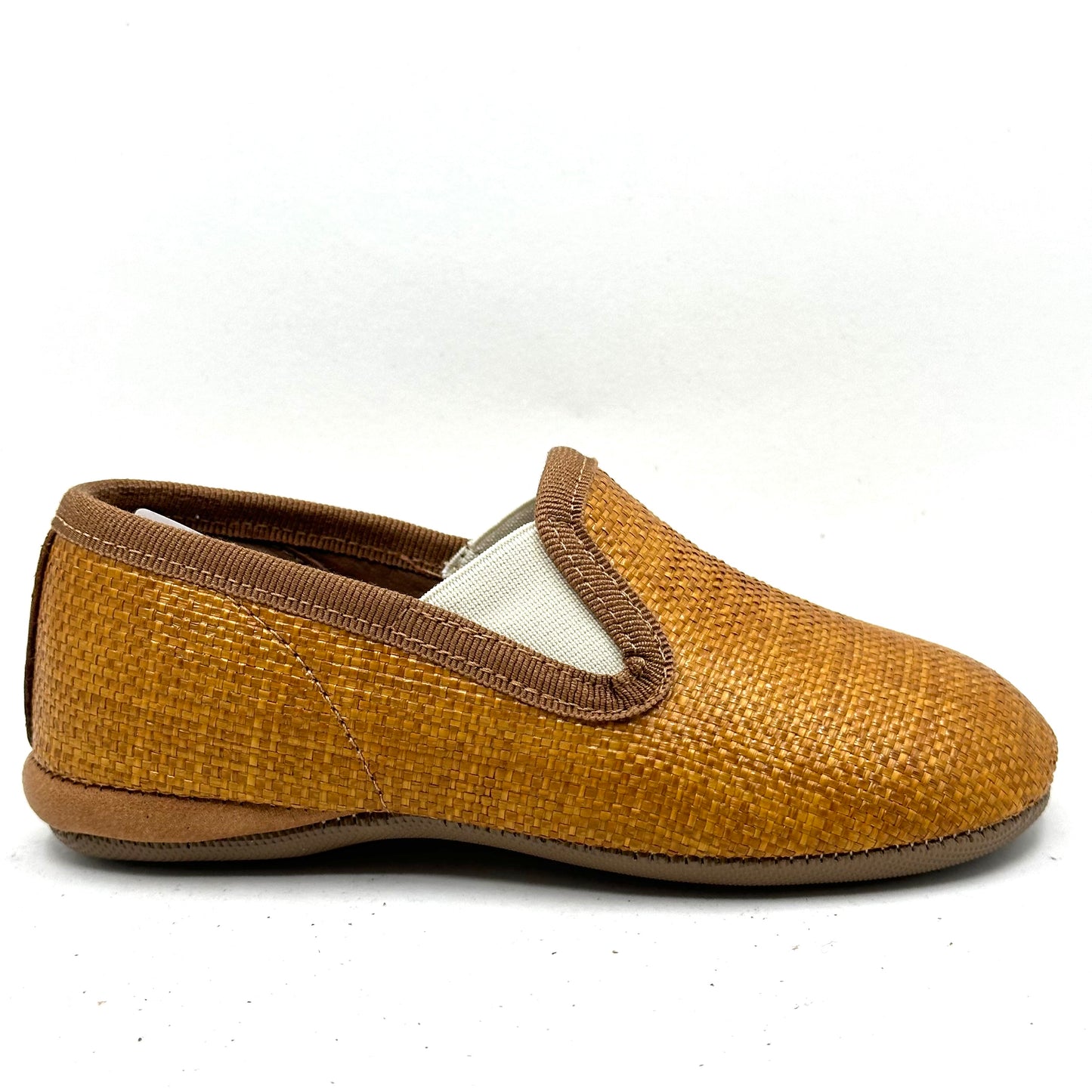 Pepe Rafia Luggage Brown Slip-On Loafer