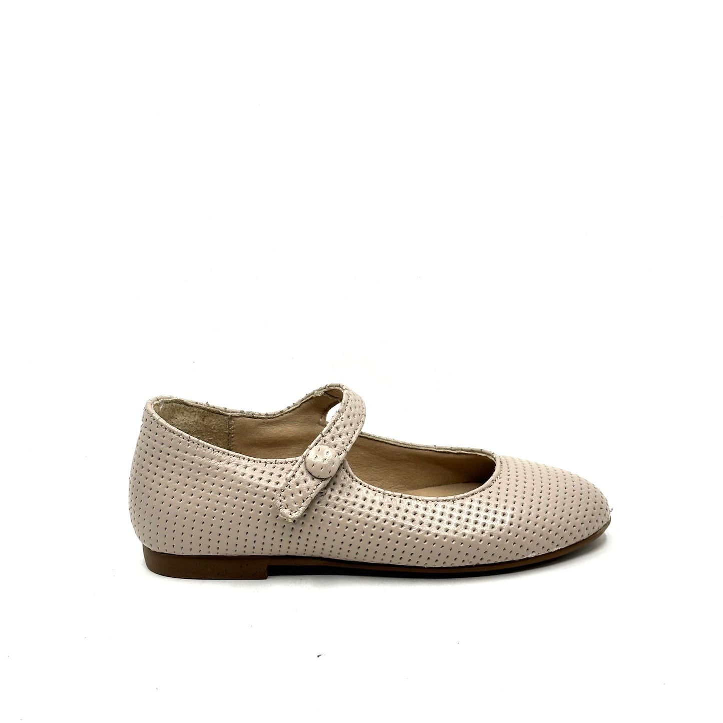 Blublonc Stone Pink Perforated Mary Jane