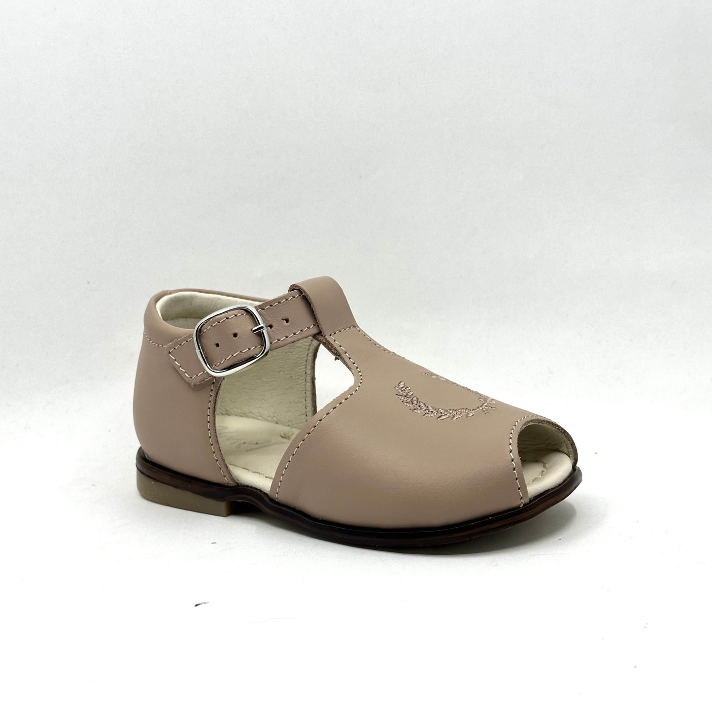 Emel Stone Taupe Open Toe Baby Walker