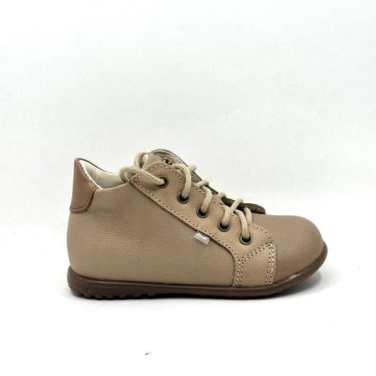 Emel Pebbled Taupe First Walker