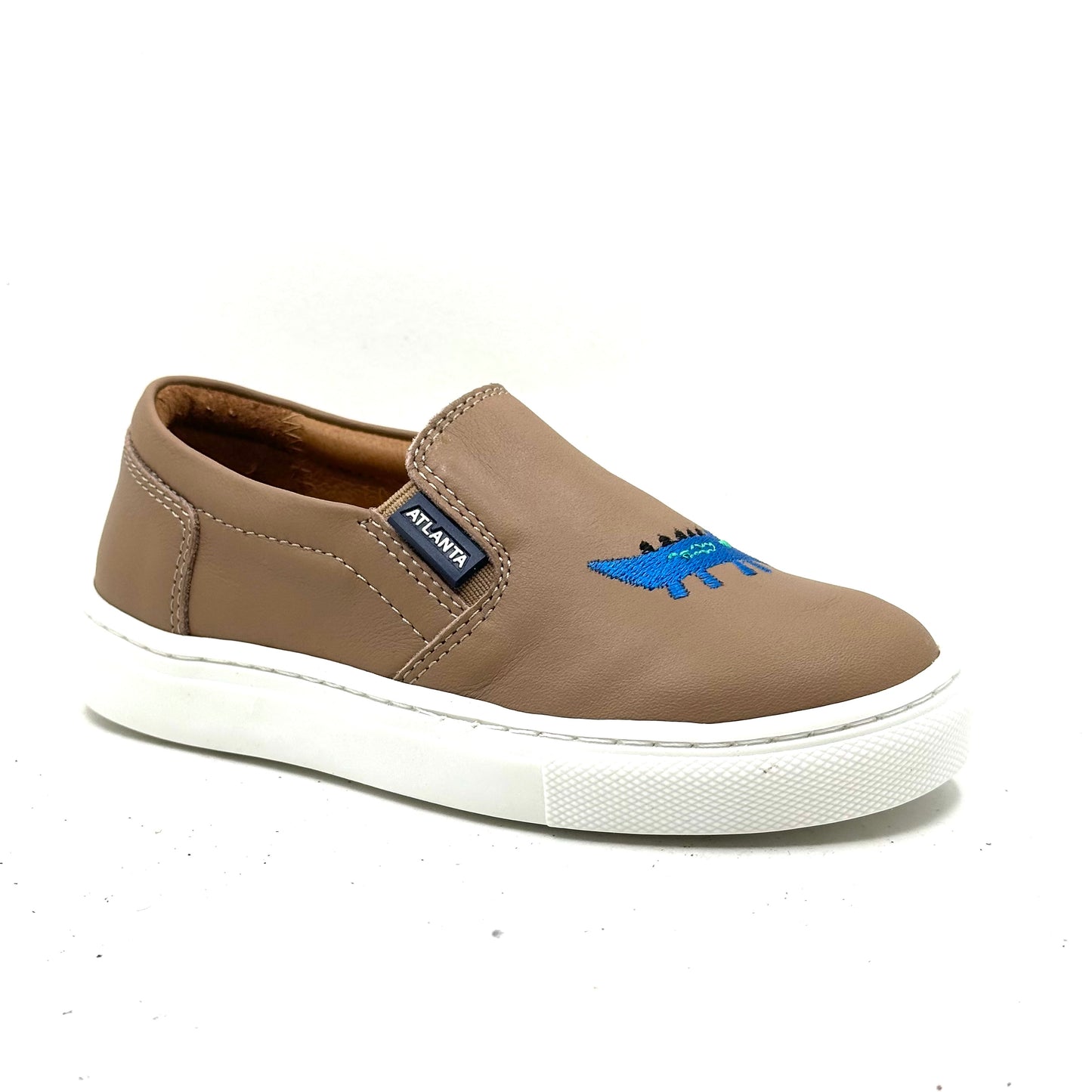 Atlanta Mocassin Taupe Animal Slip-On Sneaker