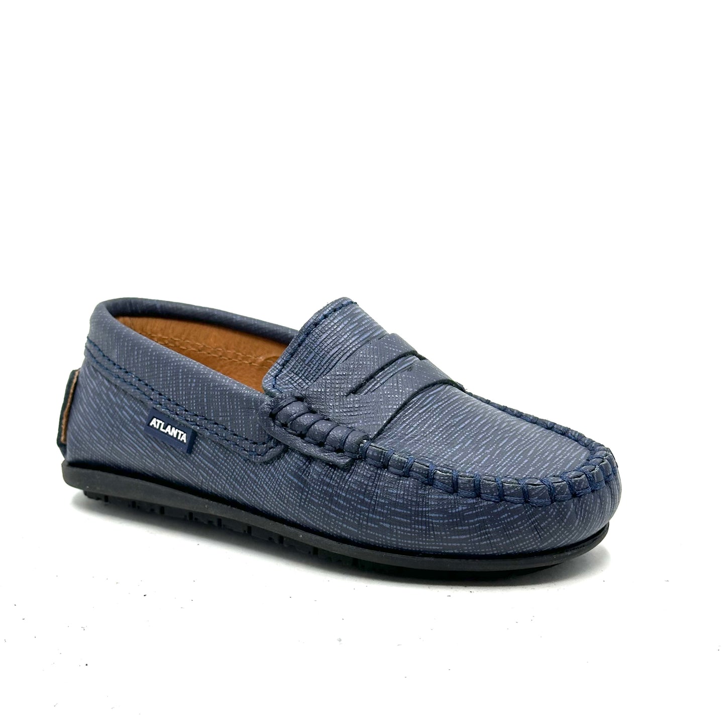 Atlanta Mocassin Safiano Navy Loafer