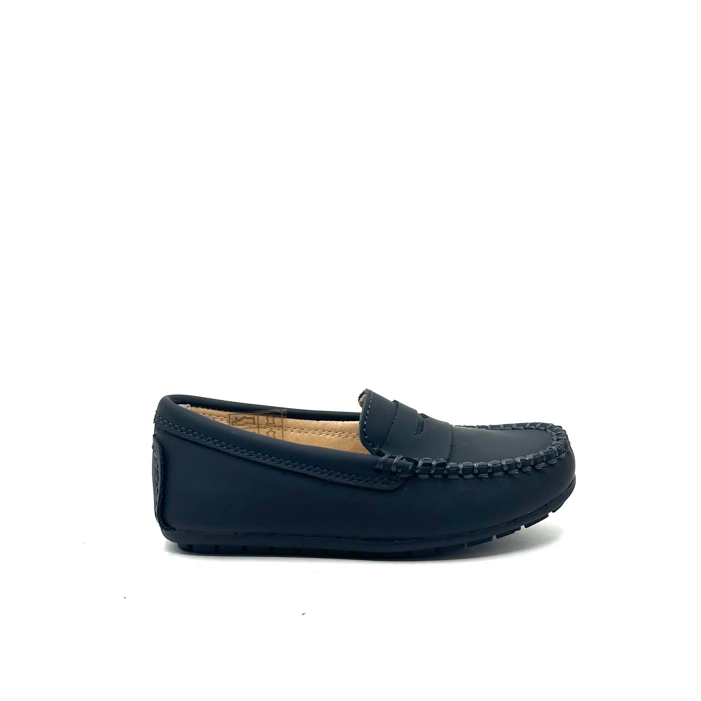 Perroquet Dark Grey Silky Leather Penny Loafer