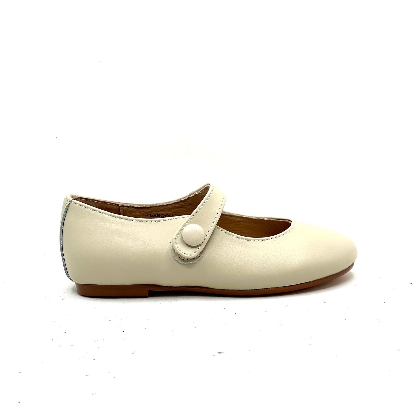 Perroquet Beige Leather Mary Jane