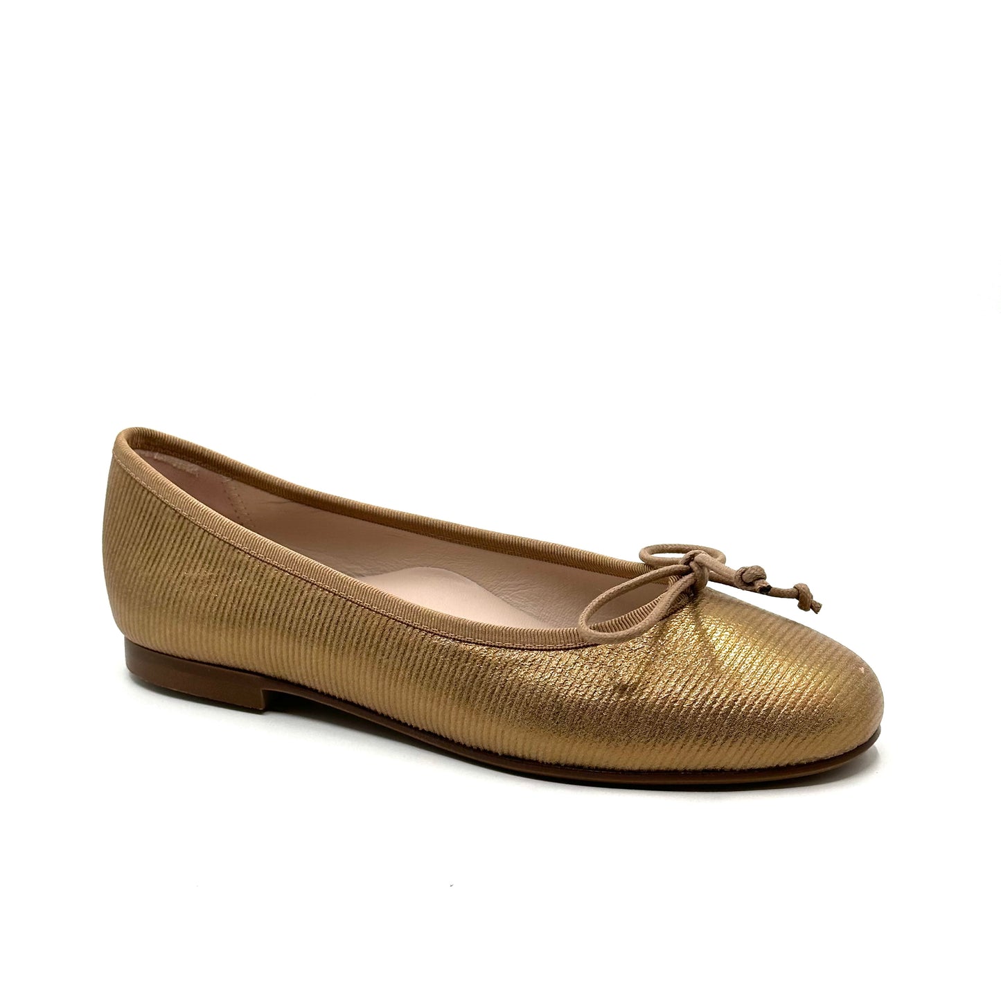 Beberlis Gold Ballet Flat