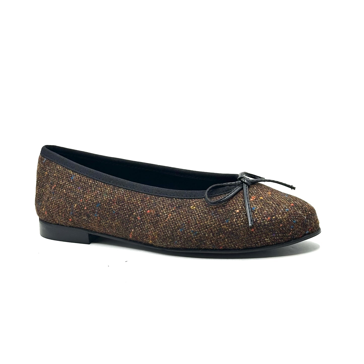 Blublonc Speckled Wool Ballerina Flat