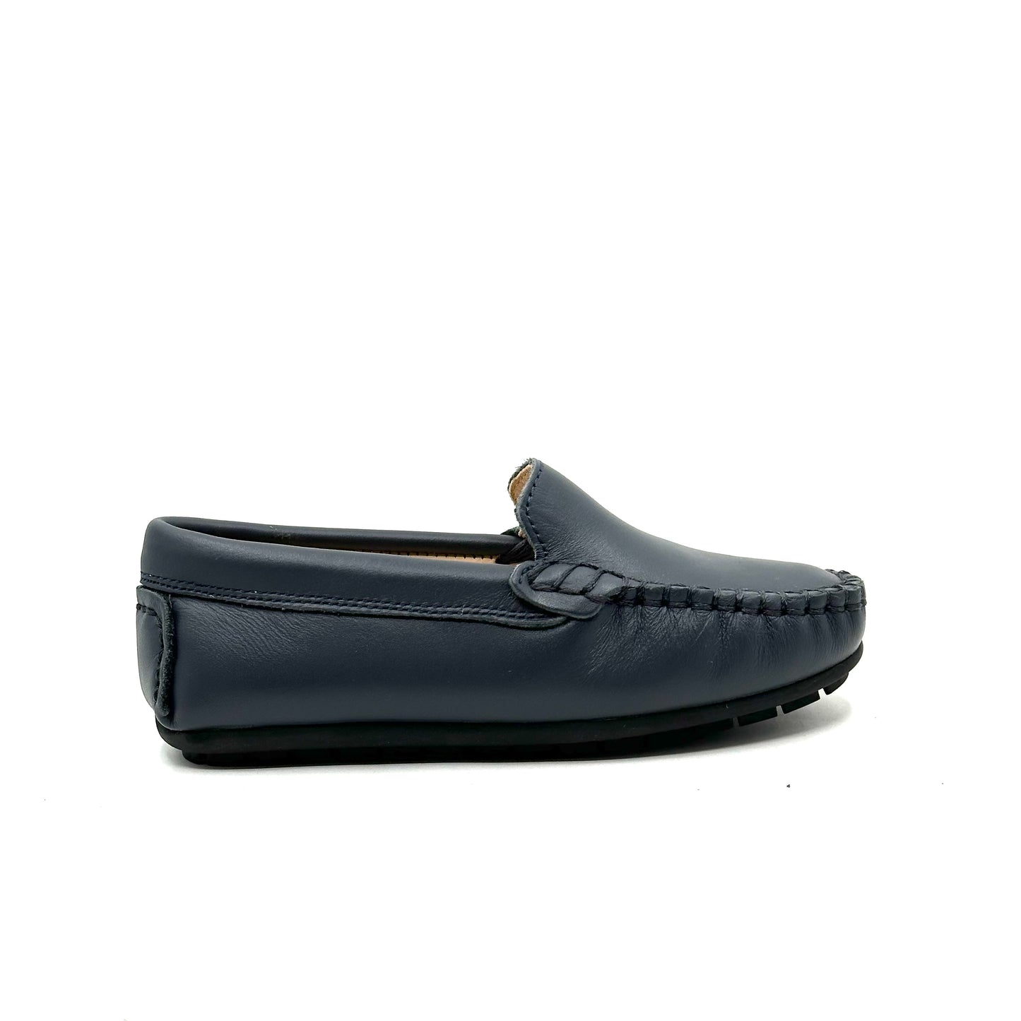 Perroquet Navy Leather Loafer