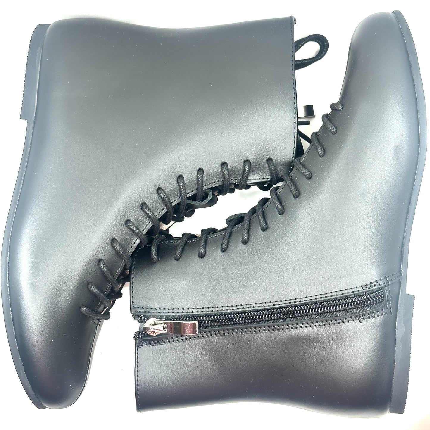 Perroquet Black Teen Leather Laced Boot