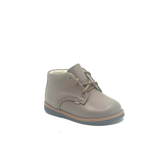 Emel Pebbled Taupe Leather Baby Walker