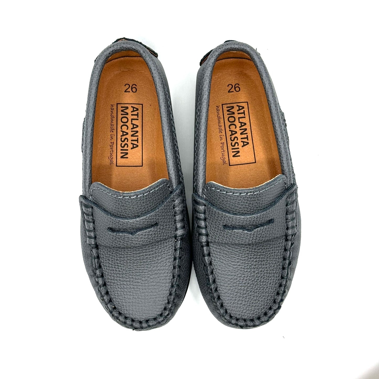 Atlanta Mocassin Gray Penny Loafer