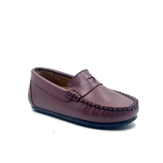 Porte Plum Pink Leather Loafer