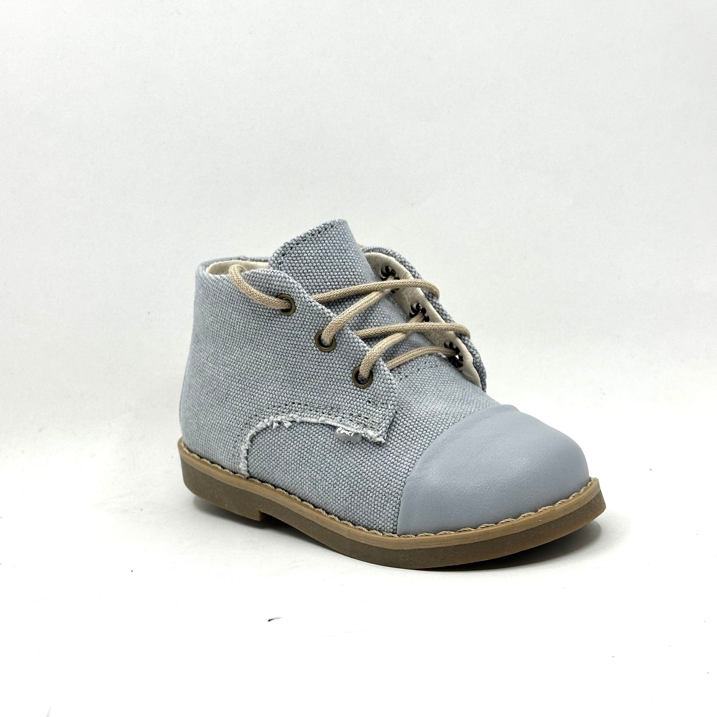 Emel Blue Linen First Walker