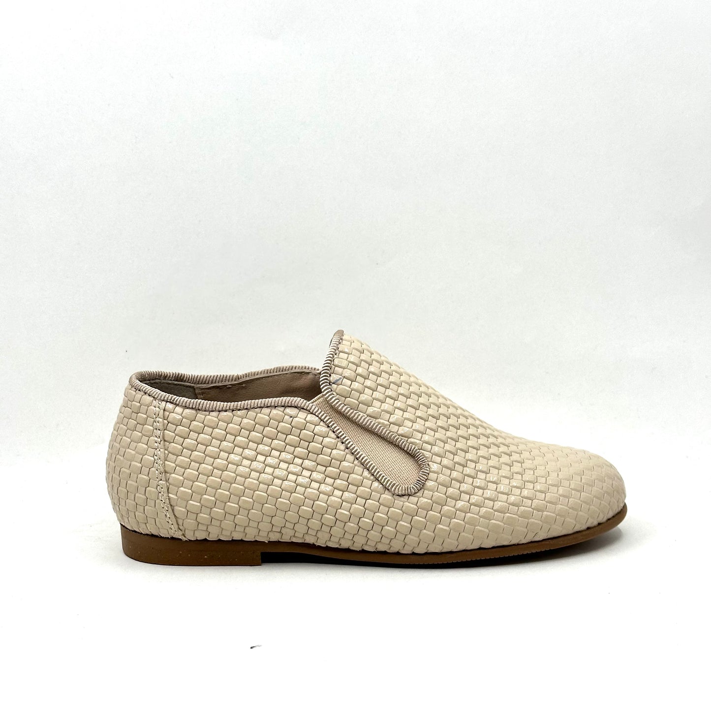 LMDI Beige Smoking Loafers