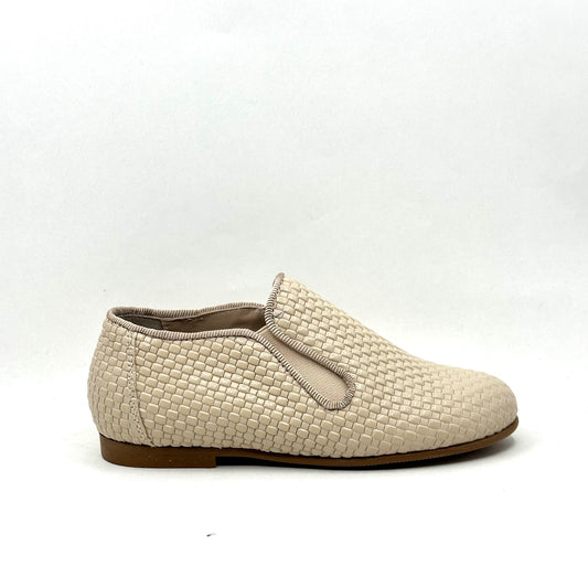 LMDI Beige Smoking Loafers