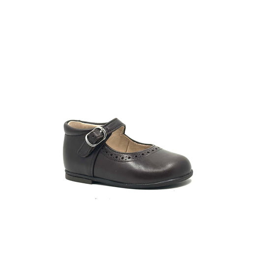 Beberlis Dark Brown Baby Mary Jane