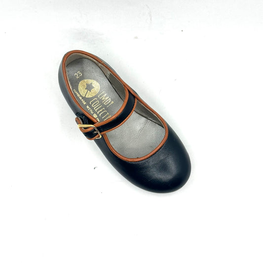 LMDI Black Leather Mary Jane