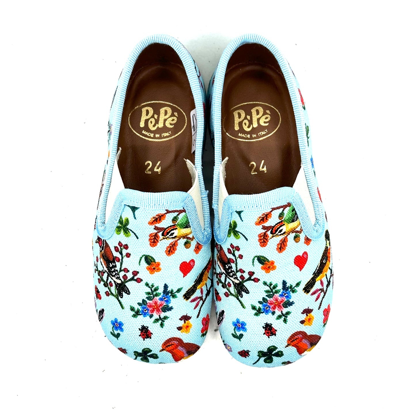 Pepe Floral Blue Slip-On Loafer