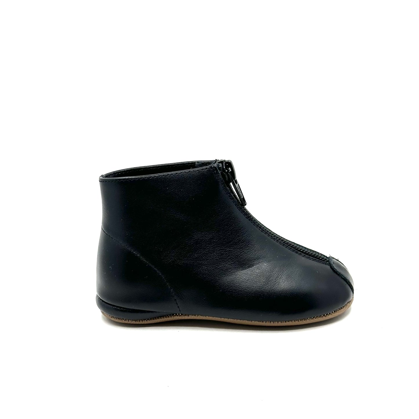 Pepe Black Leather Bootie