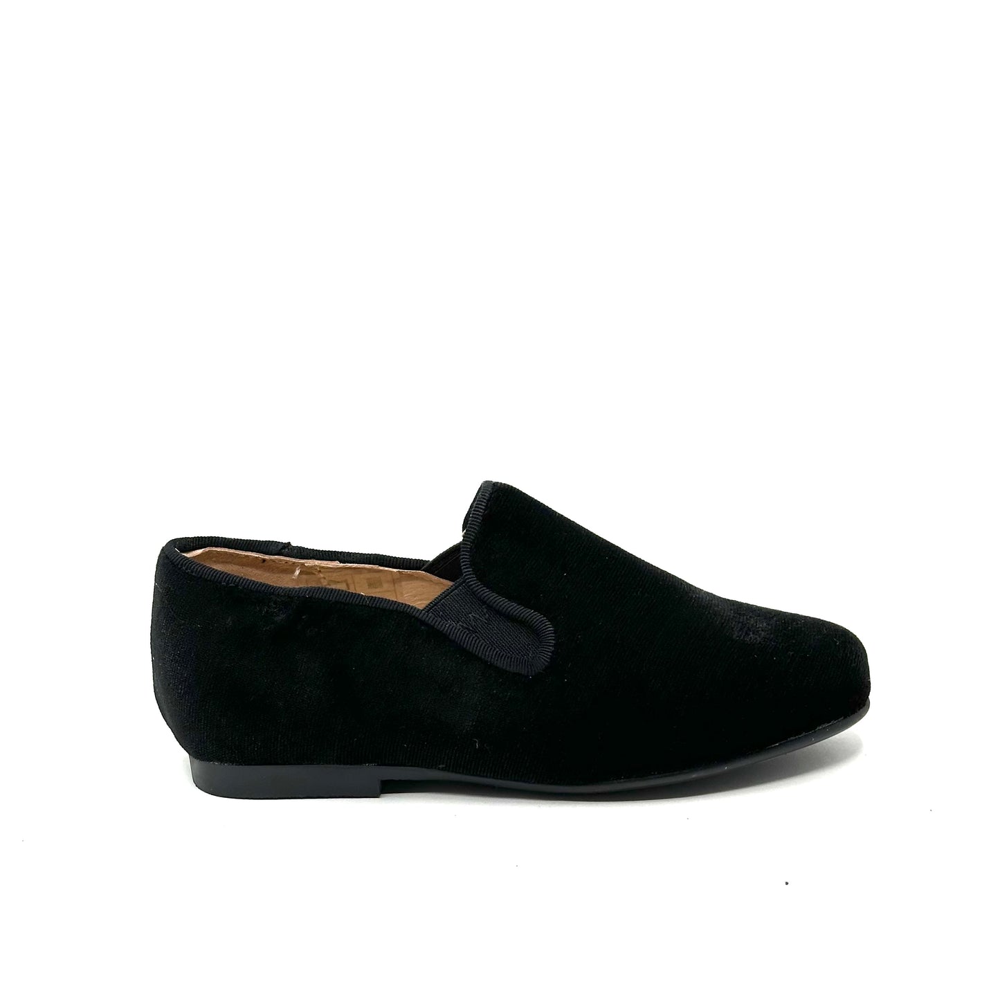 Perroquet Black Velvet Smoking Loafer