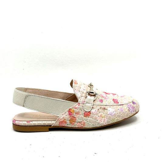 Brunellis Floral Nude Slingback