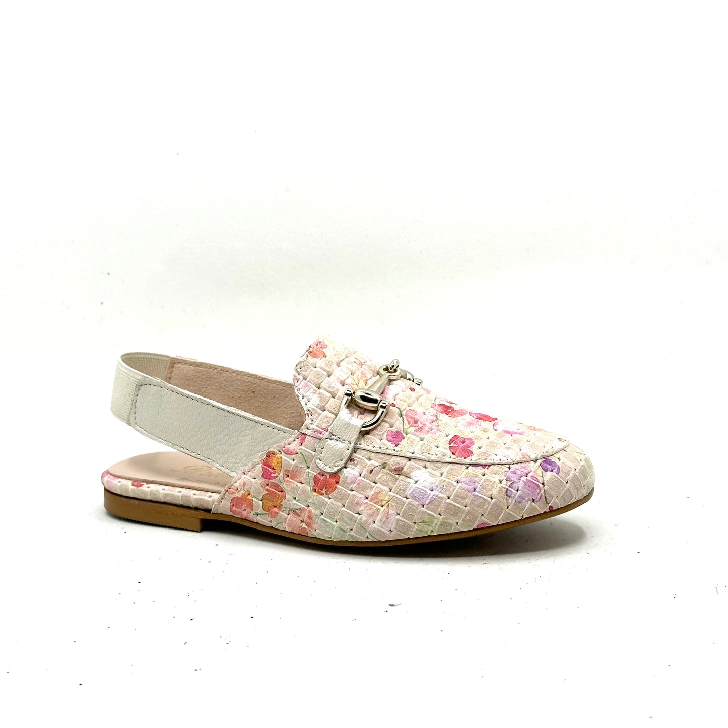 Brunellis Floral Nude Slingback