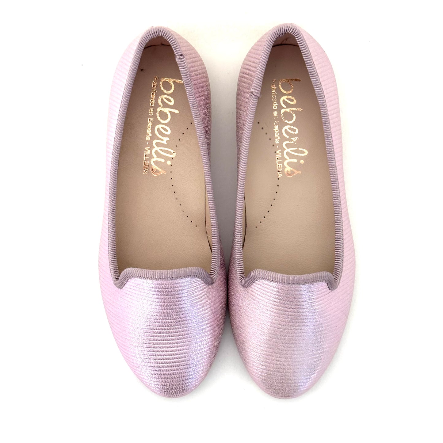 Beberlis Rose Metallic Smoking Loafer