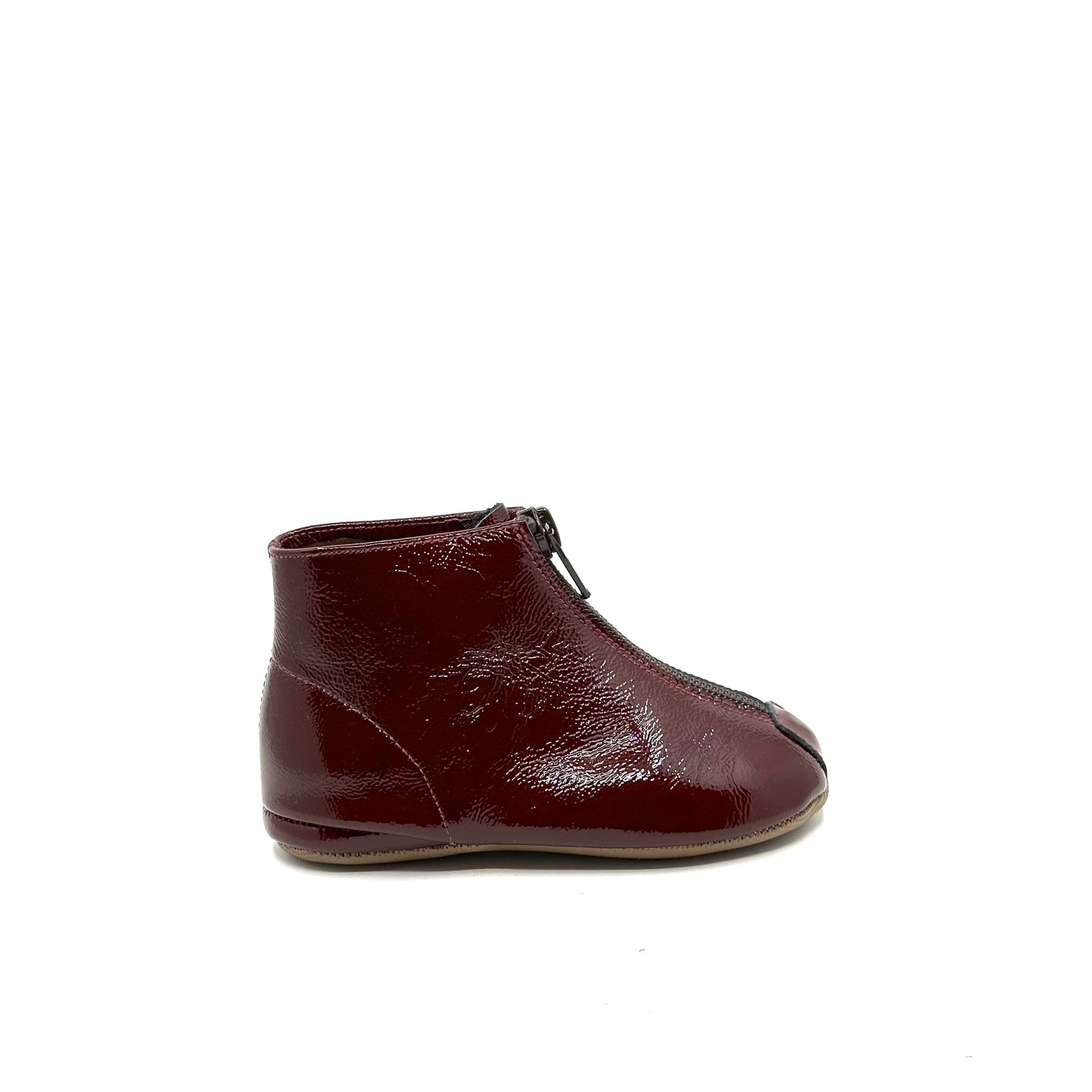 Pepe Burgundy Smooth Leather Bootie