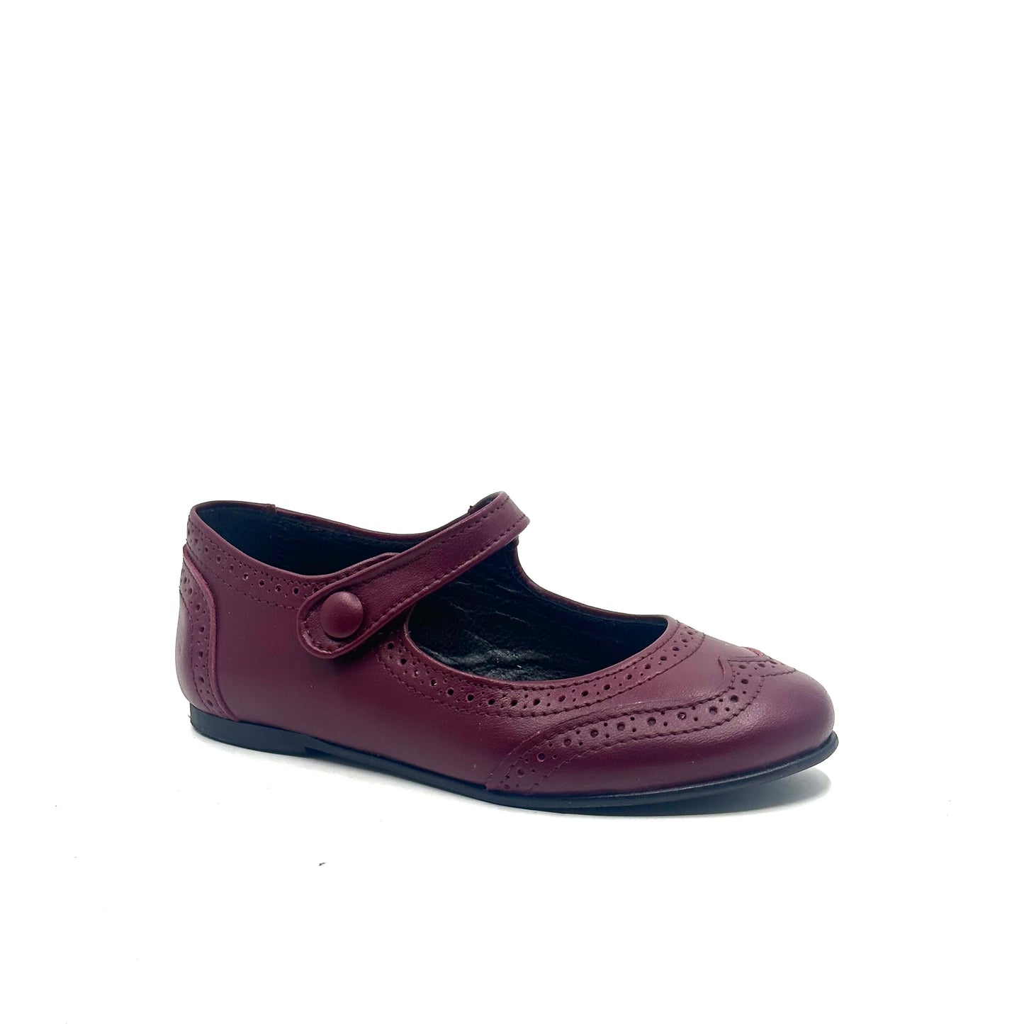 LMDI Burgundy Wingtip Mary Jane