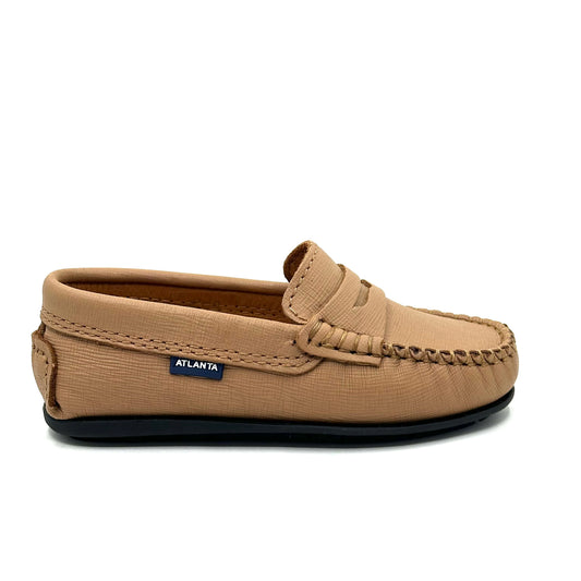 Atlanta Mocassin Beige Safiano Loafer