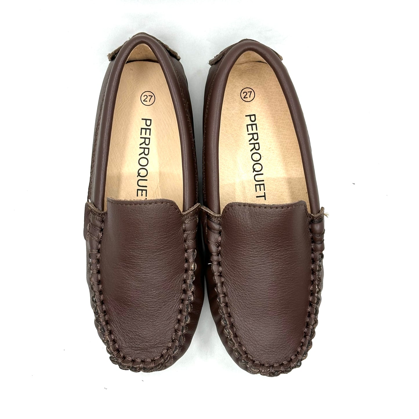 Perroquet Dark Brown Leather Loafer