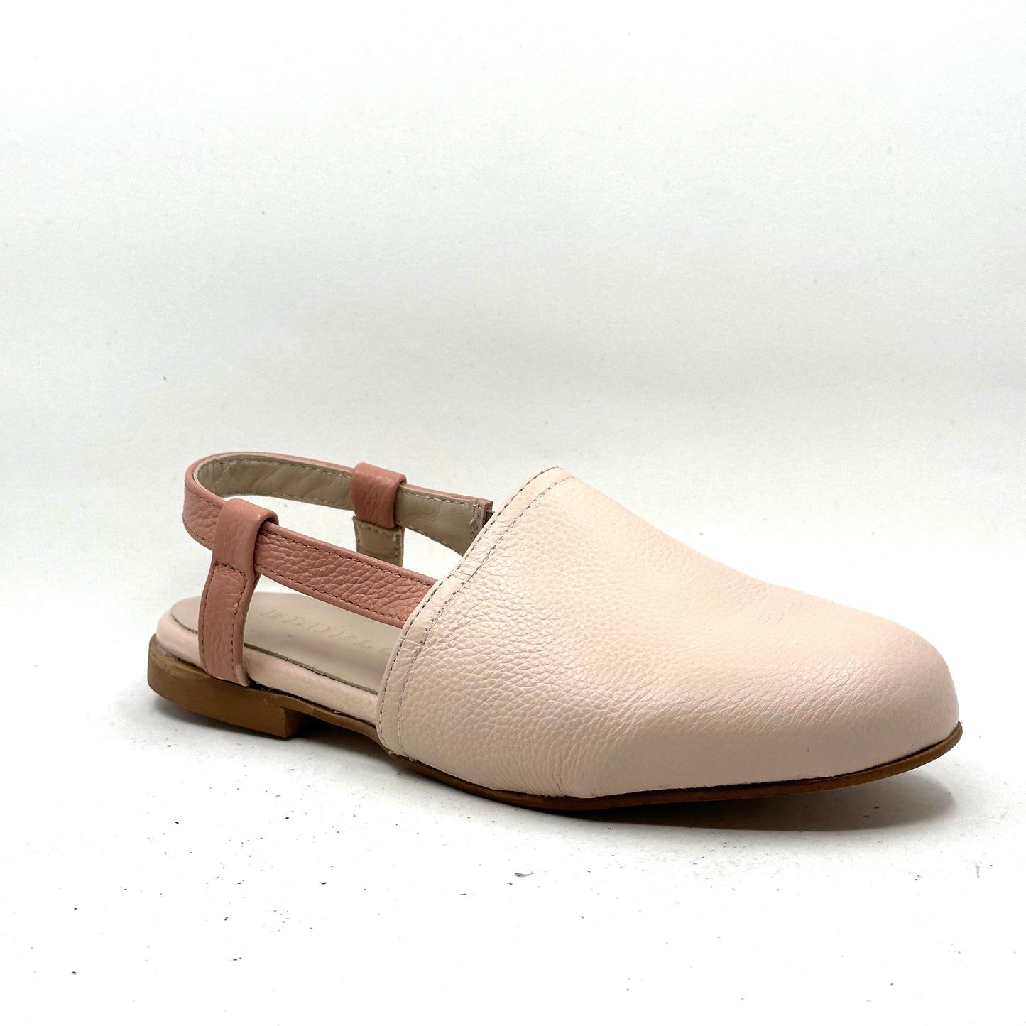 Blublonc Baby Pink Two Toned Slingback