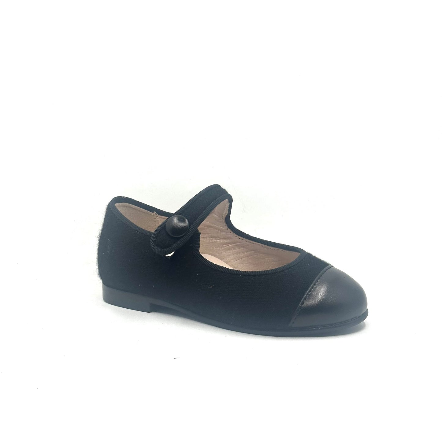 Beberlis Black Cap Toe Mary Jane