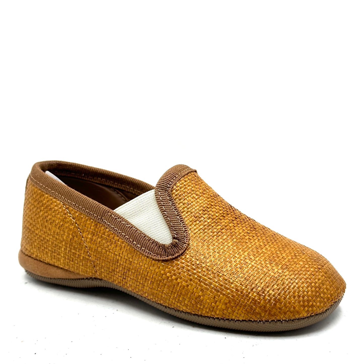 Pepe Rafia Luggage Brown Slip-On Loafer