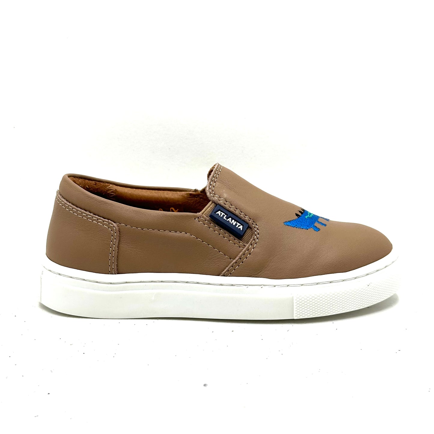 Atlanta Mocassin Taupe Animal Slip-On Sneaker